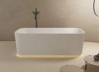 Ванна из искусственного камня NT Bagno Favoloso NT221 170x75см белый матовый